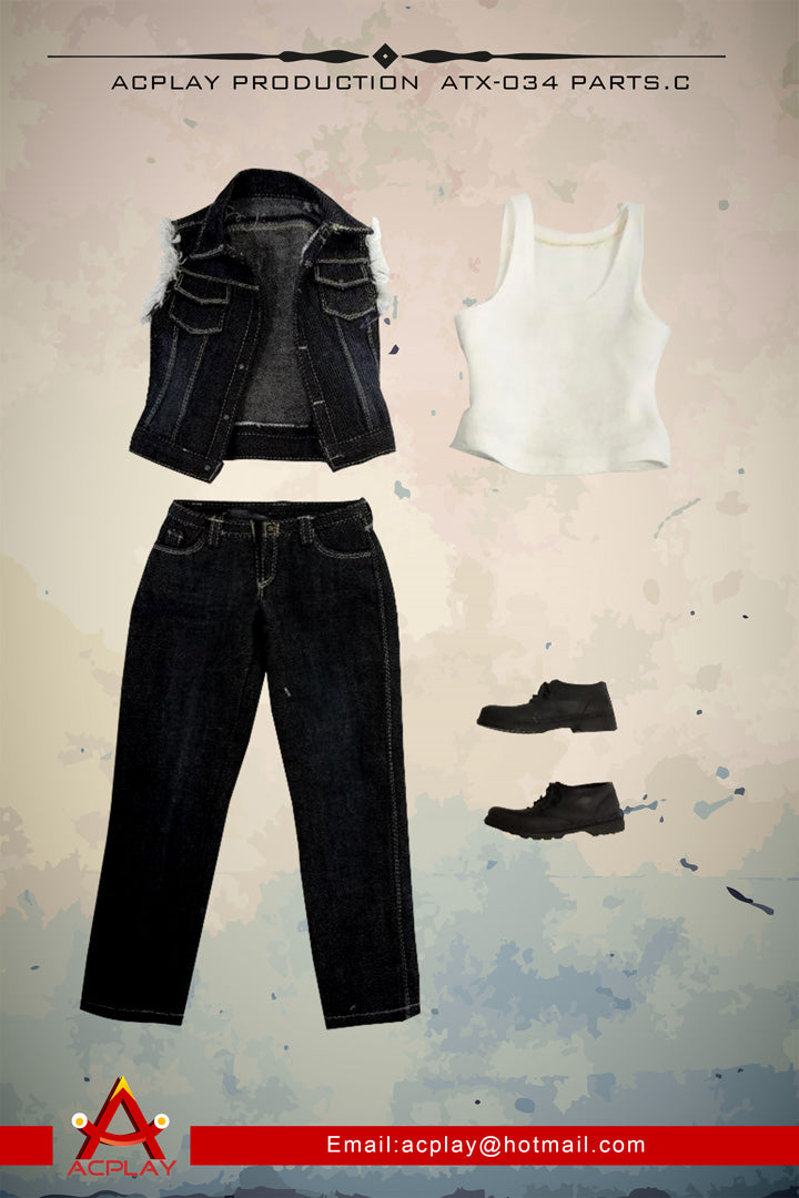 Load image into Gallery viewer, AC Play - Dominic Toretto Denim Vest Set
