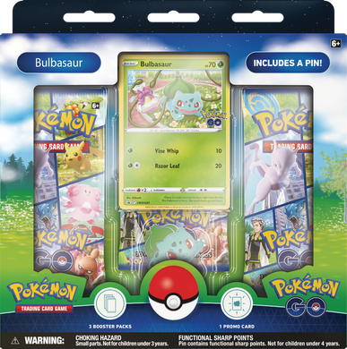Pokemon TCG - Pokemon GO: Back to the Beginning With Your First Partner - Bulbasaur Pin Collection