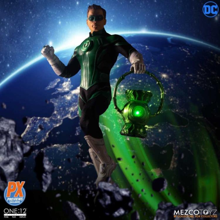 Load image into Gallery viewer, Mezco Toyz - One:12 Green Lantern Hal Jordan (PX Previews Exclusive)
