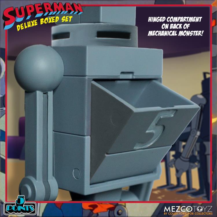 Load image into Gallery viewer, Mezco Toyz - Superman [1941] - The Mechanical Monsters 5 Points Deluxe Box Set
