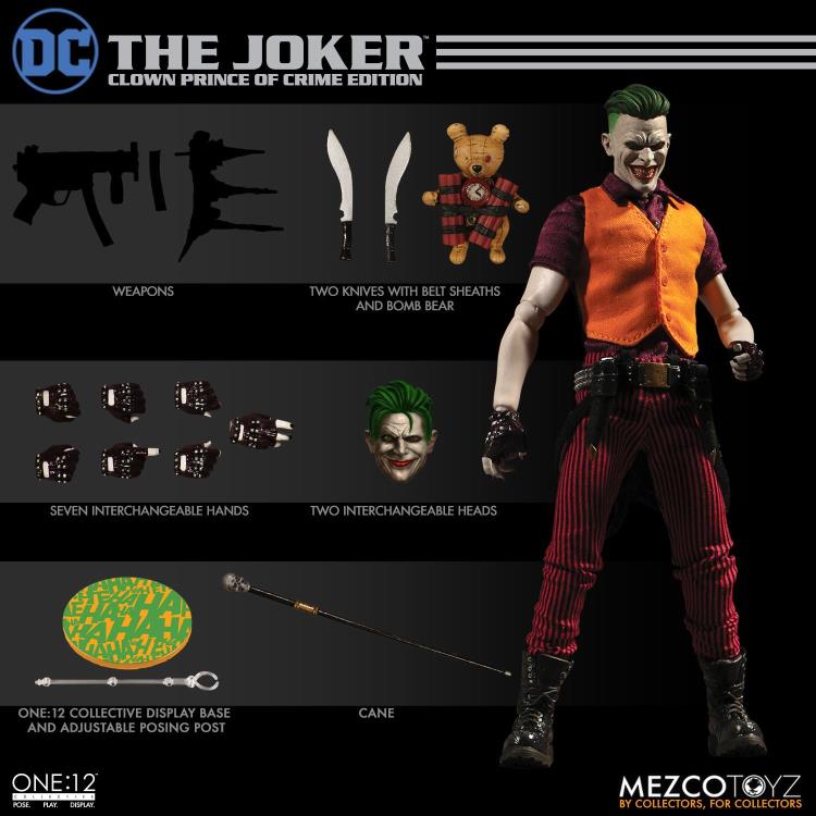 Load image into Gallery viewer, Mezco Toyz - One:12 The Joker Prince of Crime
