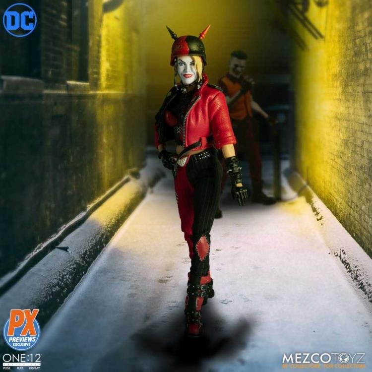 Load image into Gallery viewer, Mezco Toyz - One:12 DC Comics Harley Quinn [Playing For Keeps] (PX Previews Exclusive)
