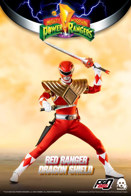 Threezero - Mighty Morphin Power Rangers - Dragon Shield Red Ranger (PX Exlusive)