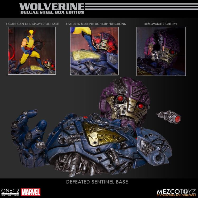 Load image into Gallery viewer, Mezco Toyz - One:12 X-Men: Wolverine Deluxe Steel Box Edition
