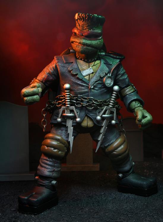 Load image into Gallery viewer, NECA - Universal Monster x Teenage Mutant Ninja Turtles: Raphael as Frankenstein&#39;s Monster
