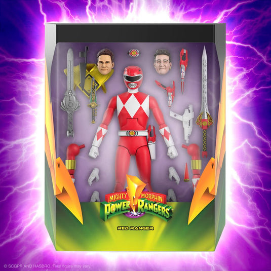 Super 7 - Mighty Morphin Power Rangers Ultimates Wave 2: Red Ranger