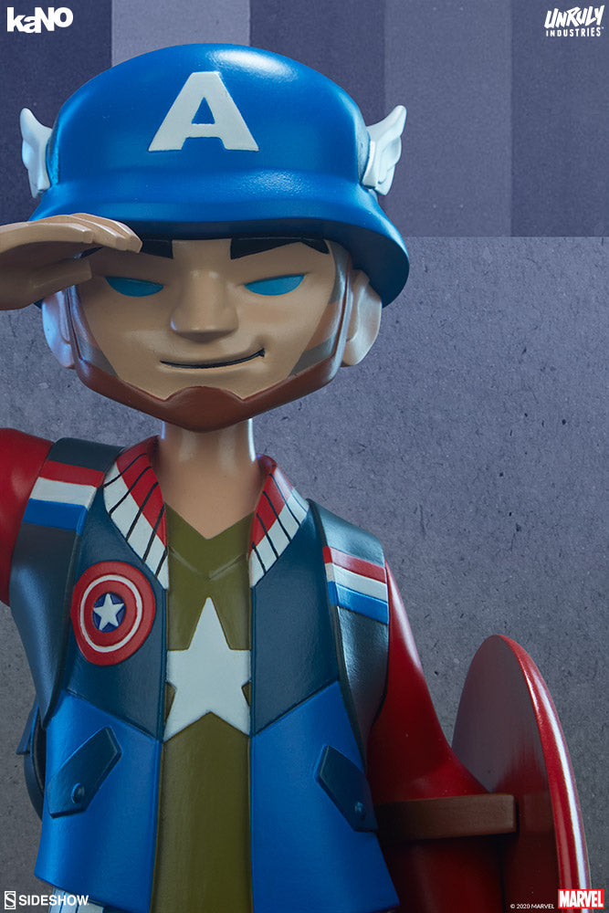 Load image into Gallery viewer, Designer Toys by Unruly Industries - Captain America (kaNO)
