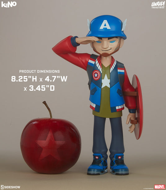 Designer Toys by Unruly Industries - Captain America (kaNO)