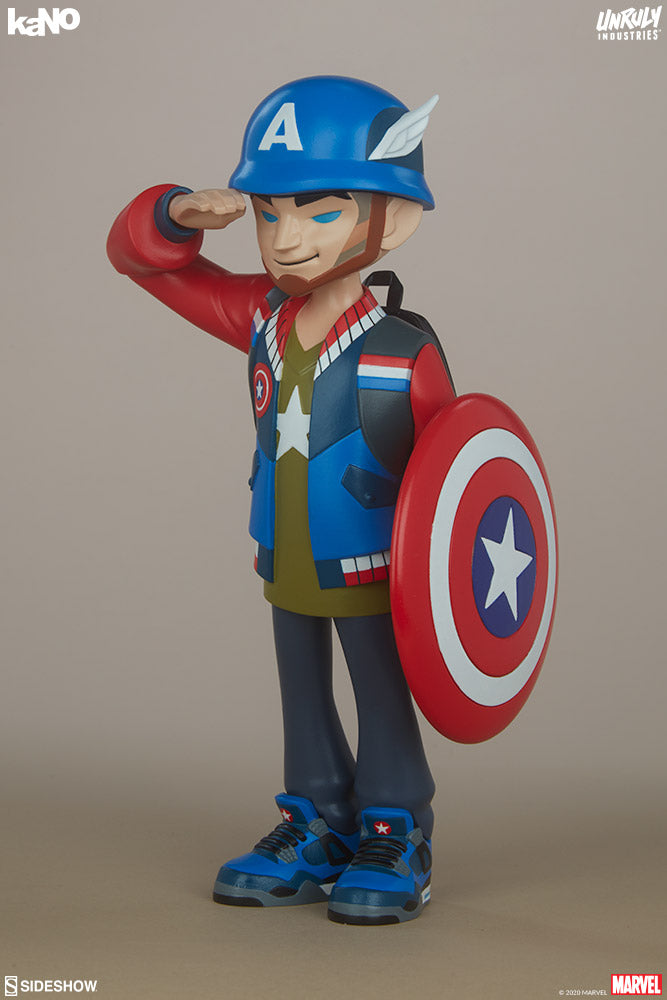 Load image into Gallery viewer, Designer Toys by Unruly Industries - Captain America (kaNO)

