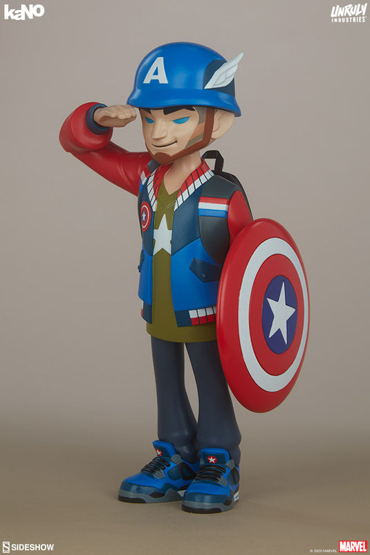 Designer Toys by Unruly Industries - Captain America (kaNO)