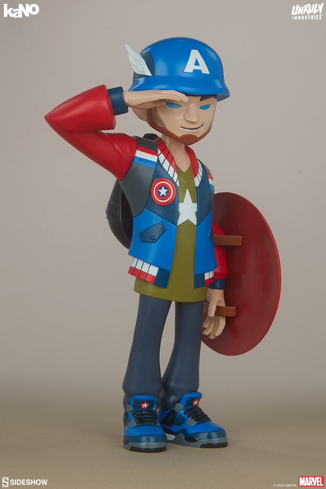 Load image into Gallery viewer, Designer Toys by Unruly Industries - Captain America (kaNO)
