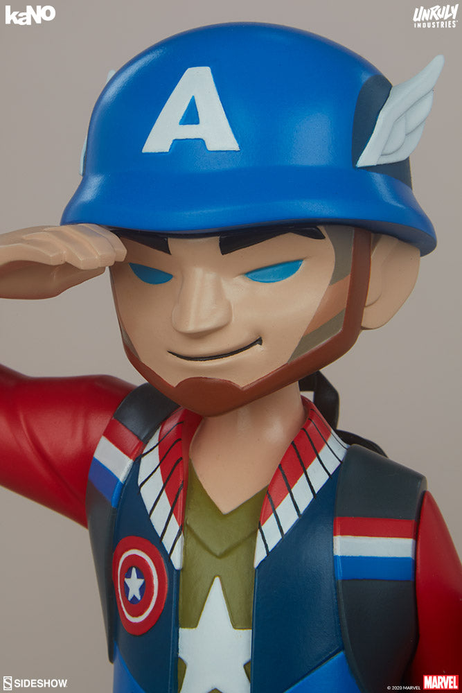 Load image into Gallery viewer, Designer Toys by Unruly Industries - Captain America (kaNO)
