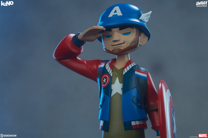 Load image into Gallery viewer, Designer Toys by Unruly Industries - Captain America (kaNO)
