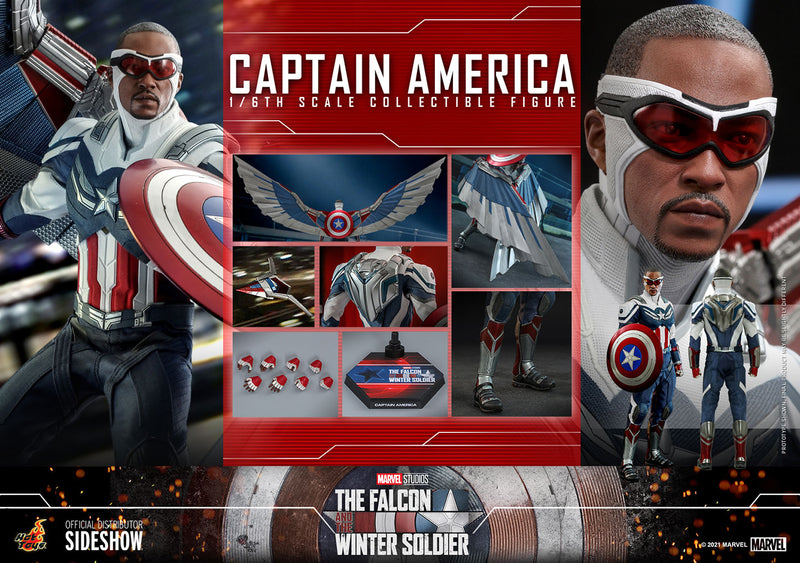 Load image into Gallery viewer, Hot Toys - The Falcon and The Winter Soldier: Captain America
