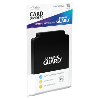 Ultimate Guard - Card Dividers 10 Units - Black