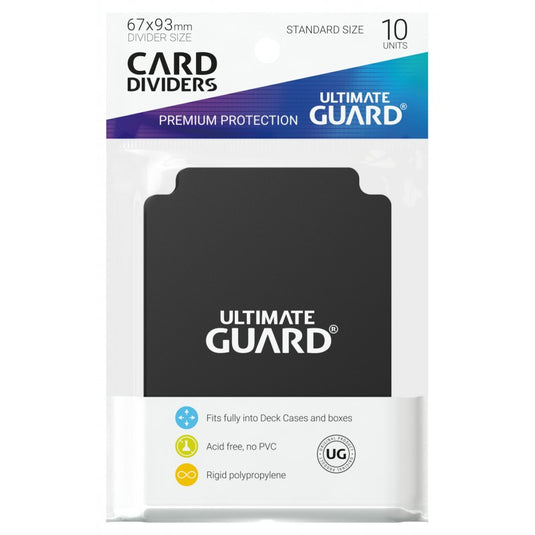 Ultimate Guard - Card Dividers 10 Units - Black