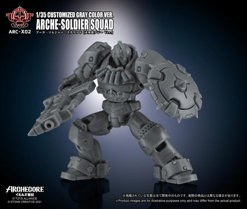 Load image into Gallery viewer, Toys Alliance - Archecore: ARC-02X Arche-Soldier Squad (Gray Color Version) Three-Pack
