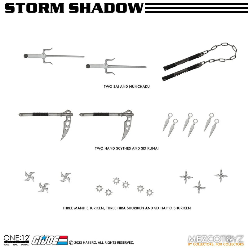 Load image into Gallery viewer, Mezco Toyz - One 12 G.I. Joe - Storm Shadow
