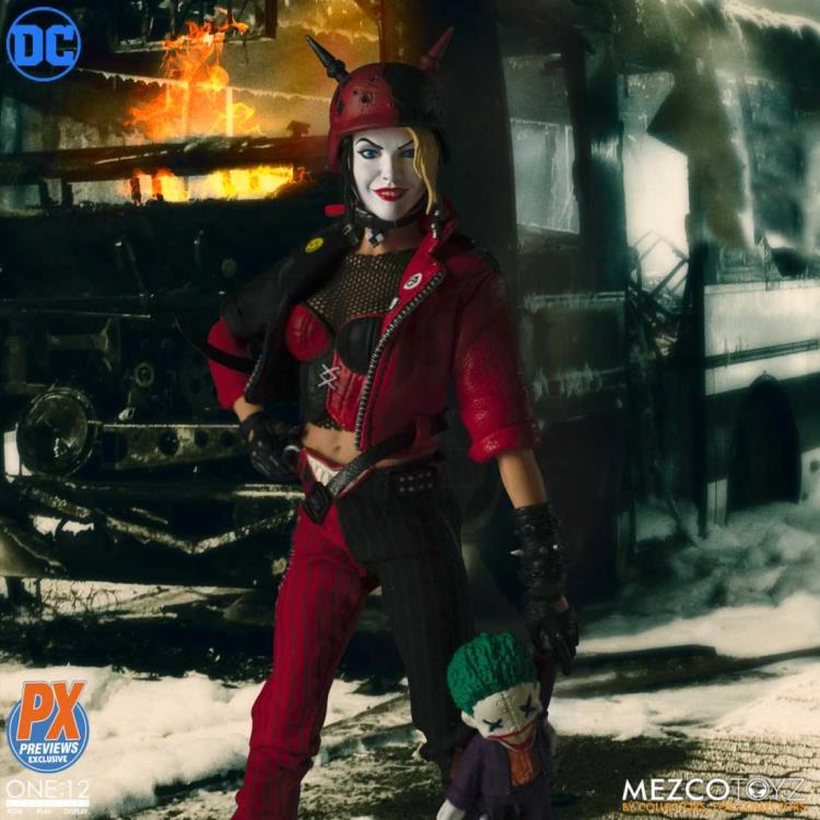 Load image into Gallery viewer, Mezco Toyz - One:12 DC Comics Harley Quinn [Playing For Keeps] (PX Previews Exclusive)
