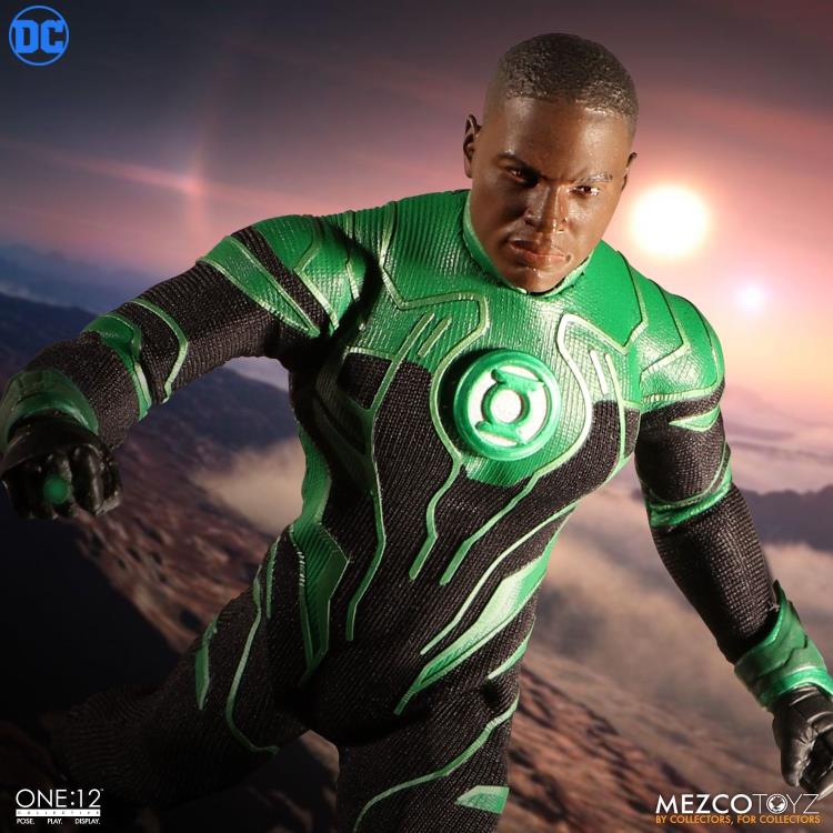 Load image into Gallery viewer, Mezco Toyz - One:12 Green Lantern (John Stewart)
