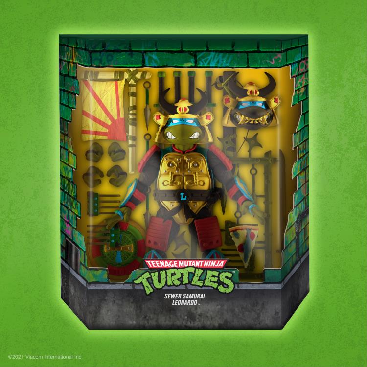 Load image into Gallery viewer, Super 7 - Teenage Mutant Ninja Turtles Ultimates: Leo the Sewer Samurai
