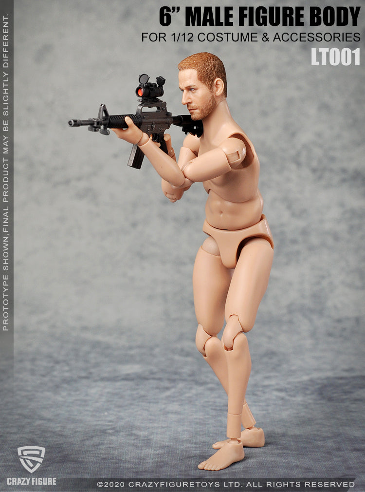 Load image into Gallery viewer, Crazy Figure - 1/12 Multi Joint Movable Male Body with Neck
