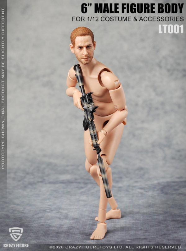 Load image into Gallery viewer, Crazy Figure - 1/12 Multi Joint Movable Male Body with Neck

