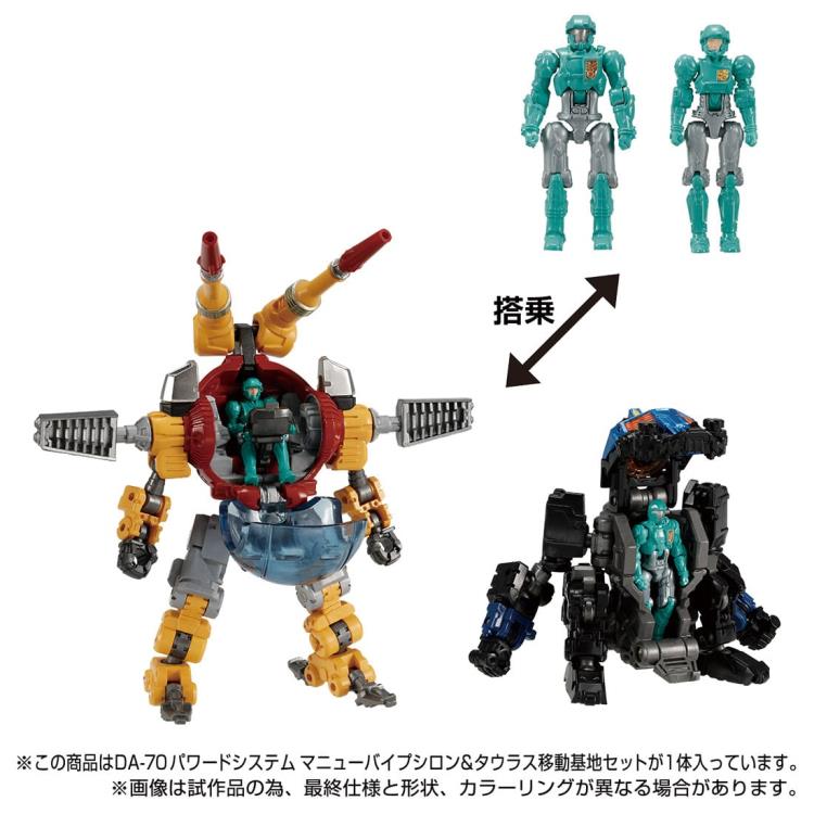 Load image into Gallery viewer, Diaclone Reboot - DA-70 Powered System Maneuver Epsilon &amp; Taurus Mobile Base Exclusive Set
