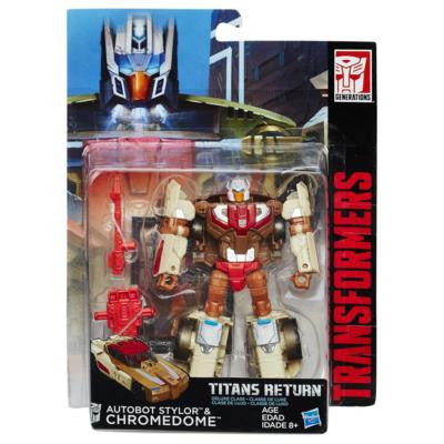 Load image into Gallery viewer, Transformers Generations Titans Return - Deluxe Class Chromedome
