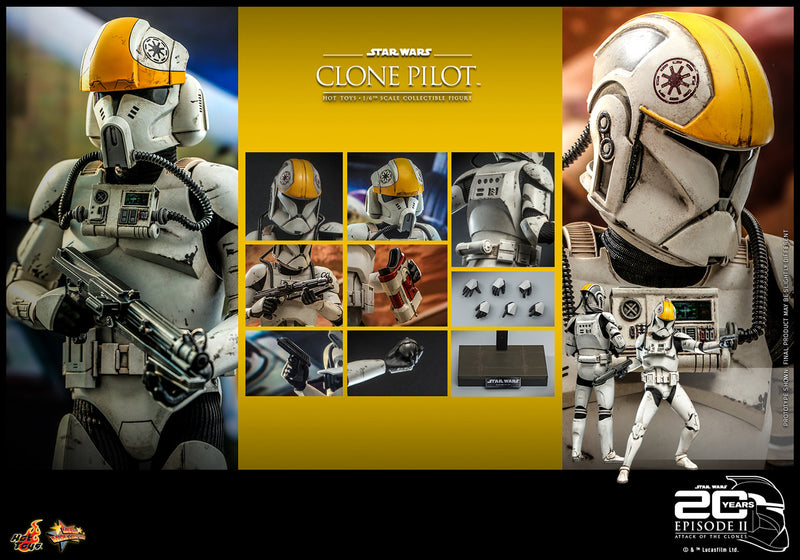 Load image into Gallery viewer, Hot Toys -  Star Wars: Attack of the Clones - Clone Pilot
