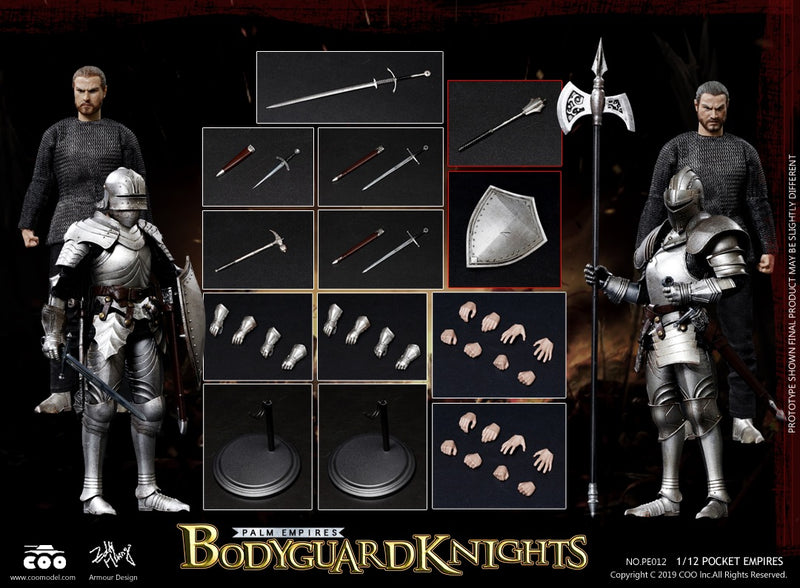 Load image into Gallery viewer, COO Model - Palm Empires: Bodyguard Knight Double Figure Set 1/12 Scale
