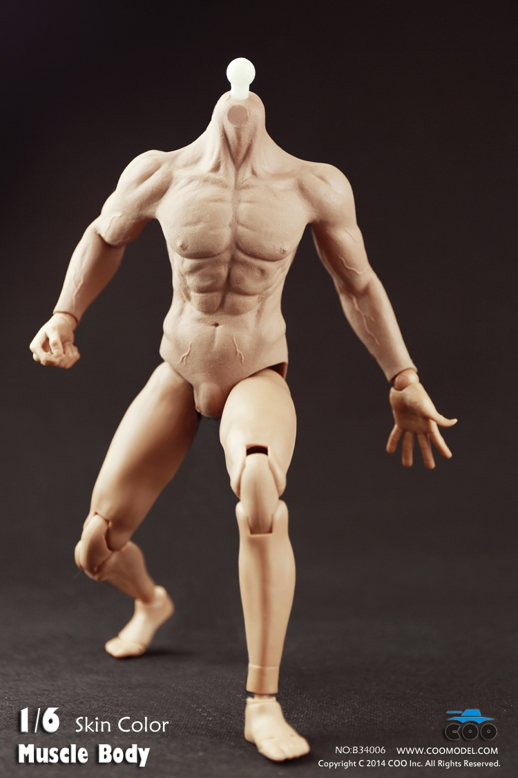 Load image into Gallery viewer, COO Model - Hybrid Rubber Muscular Male Body CM-B34006
