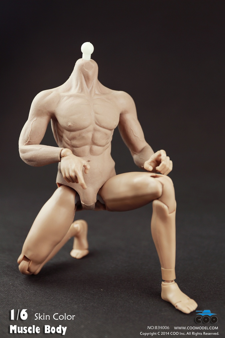 Load image into Gallery viewer, COO Model - Hybrid Rubber Muscular Male Body CM-B34006
