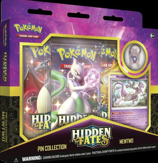 Pokemon TCG - Hidden Fates: Pin Collection Mewtwo/Mew