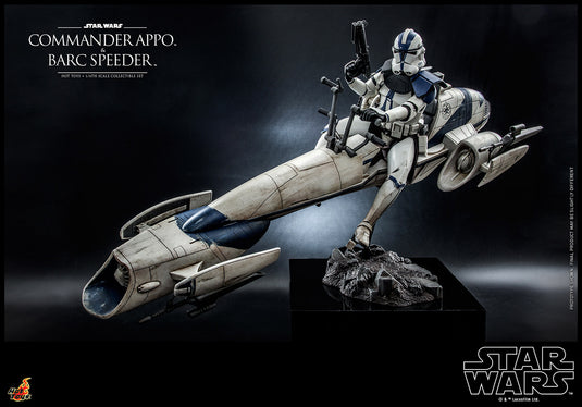 Hot Toys - Star Wars: The Clone Wars - Commander Appo with BARC Speeder