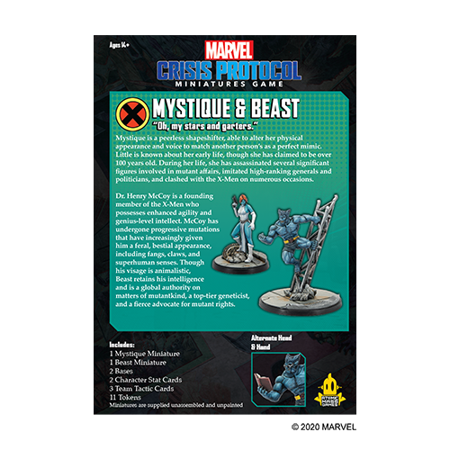 Load image into Gallery viewer, Atomic Mass Games - Marvel Crisis Protocol: Beast and Mystique
