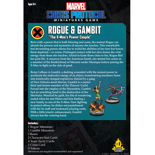 Atomic Mass Games - Marvel Crisis Protocol: Rogue and Gambit