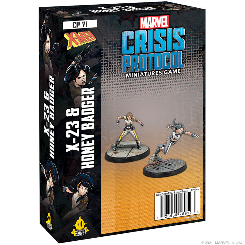 Load image into Gallery viewer, Atomic Mass Games - Marvel Crisis Protocol: X-23 and Honey Badger
