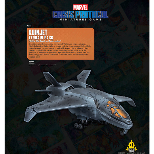 Atomic Mass Games - Marvel Crisis Protocol - Quinjet Terrain Pack