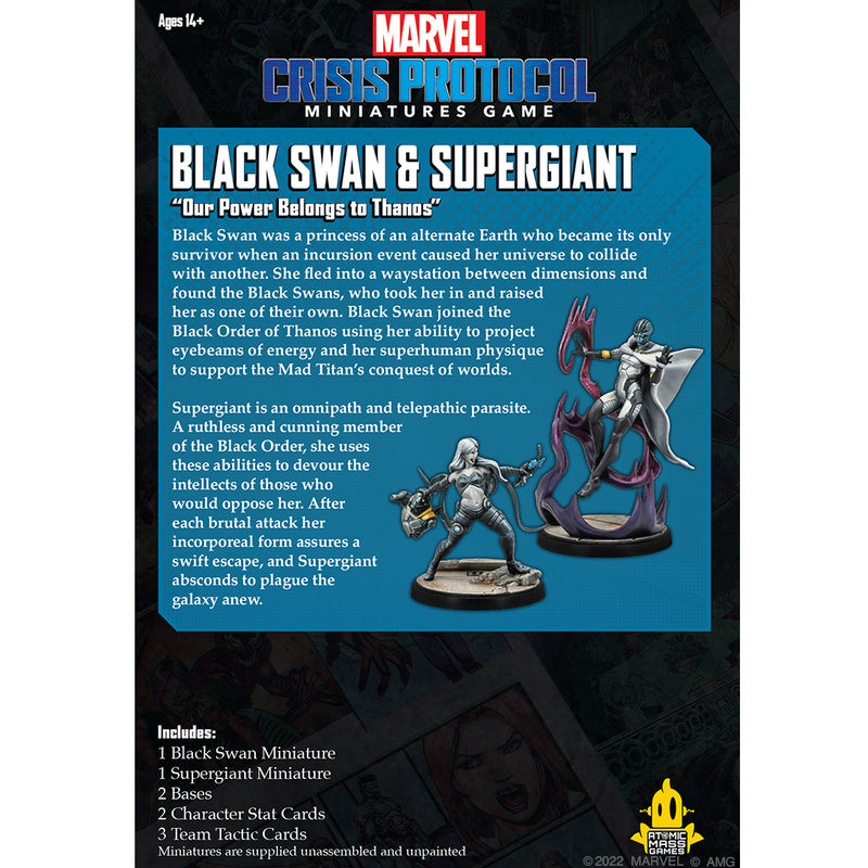 Load image into Gallery viewer, Atomic Mass Games - Marvel Crisis Protocol: Black Swan and Supergiant
