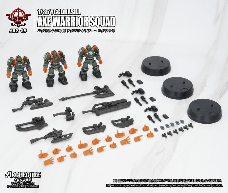 Load image into Gallery viewer, Toys Alliance - Archecore: ARC-25 Yggdrasill Axe Warrior Squad
