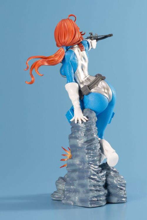 Kotobukiya - G.I. Joe Bishoujo Statue: Scarlett (Sky Blue Color)