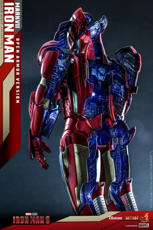 Load image into Gallery viewer, Hot Toys - Iron Man 3: Iron Man Mark VII (Open Armor Version)
