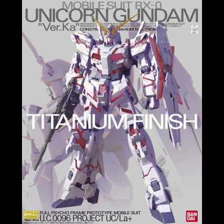 Master Grade 1/100 - Mobile Suite RX-0 Unicorn Gundam Ver. Ka [Titanium Finish]