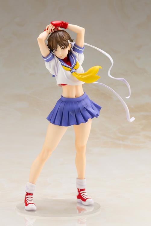 Load image into Gallery viewer, Kotobukiya - Street Fighter Bishoujo Statue: Round 2 Sakura
