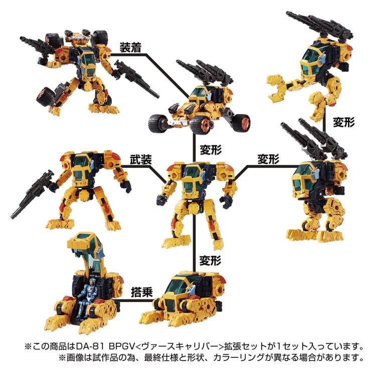 Load image into Gallery viewer, Diaclone Reboot - DA-81 Big Powered GV [Verse Caliber Ver.] Exclusive Expansion Set
