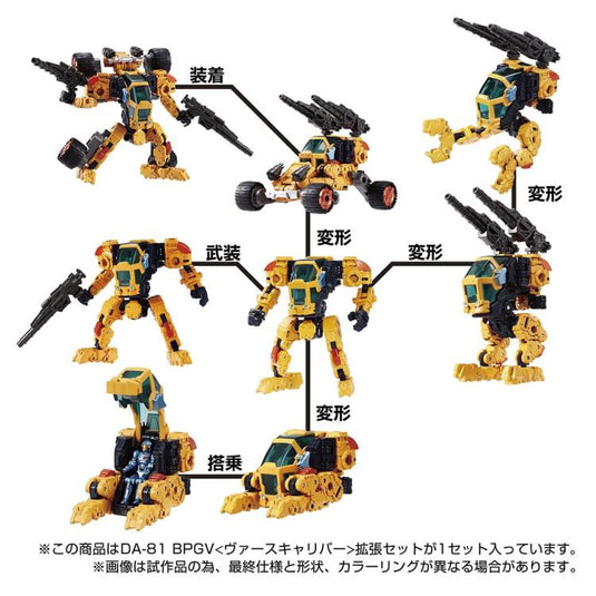 Diaclone Reboot - DA-81 Big Powered GV [Verse Caliber Ver.] Exclusive Expansion Set
