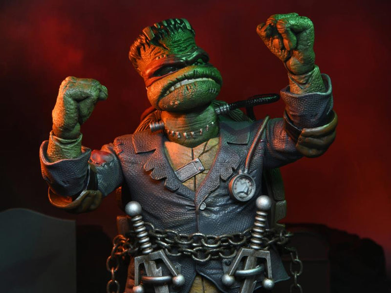 Load image into Gallery viewer, NECA - Universal Monster x Teenage Mutant Ninja Turtles: Raphael as Frankenstein&#39;s Monster
