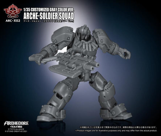 Toys Alliance - Archecore: ARC-02X Arche-Soldier Squad (Gray Color Version) Three-Pack