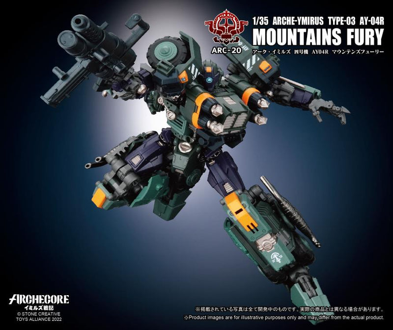 Load image into Gallery viewer, Toys Alliance - Archecore: ARC-20 Arche-Ymirus TYPE-03 AY-04R Mountains Fury Figure

